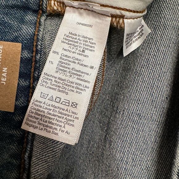 NWT Madewell Mid-Rise Perfect Vintage Jean Ainsdale Knee-Rip Size 24W - Picture 9 of 16